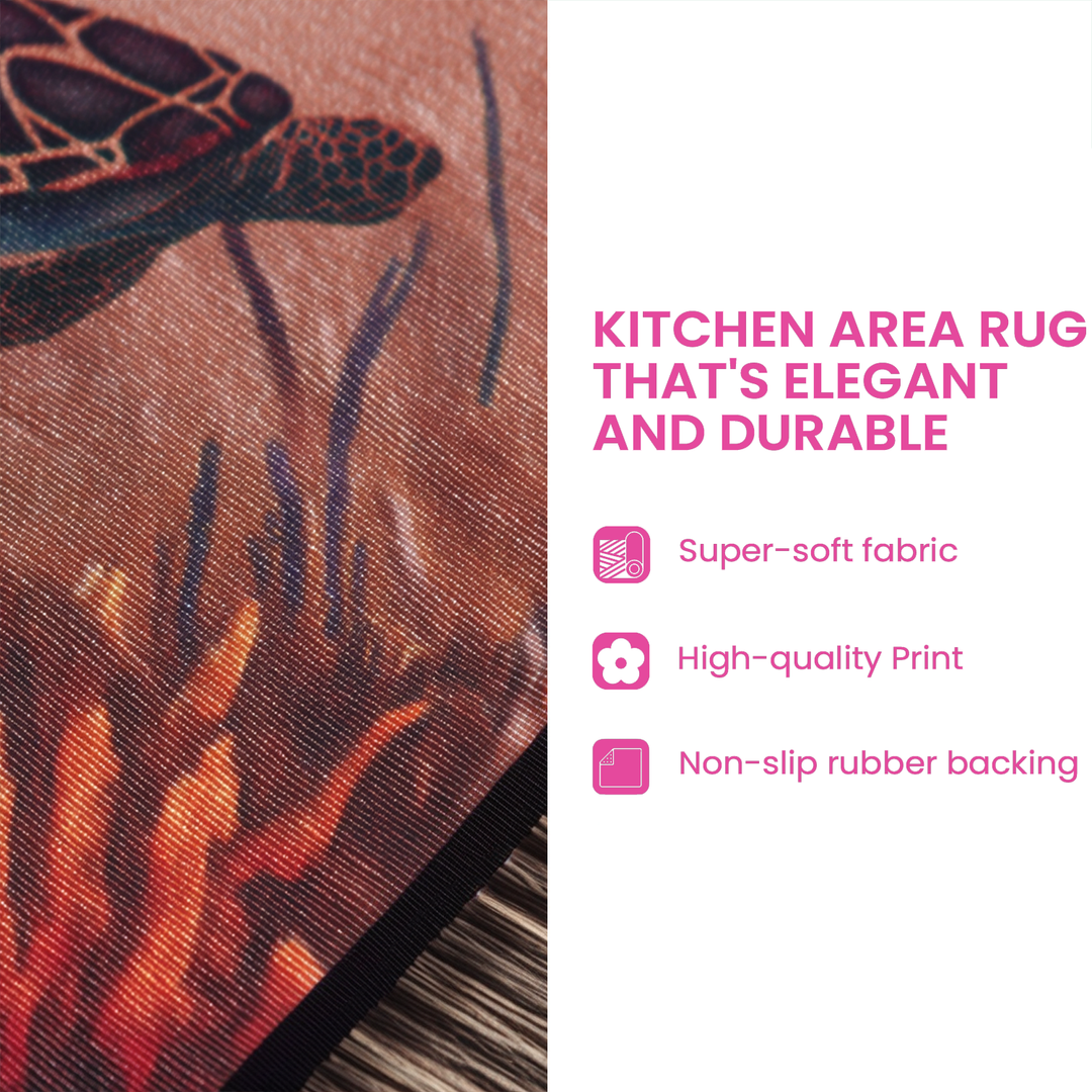 Dragonfly Kitchen Rug Set